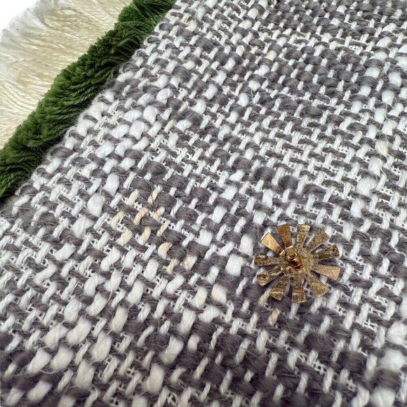 IMPERIAL COLLECTION Holiday Table Runner Pine cones and Holly Cotton Linen 14x68 - Picture 13 of 14